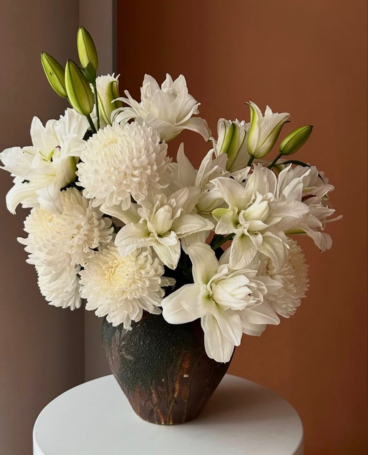 Soft Angel Vase Arrangement
